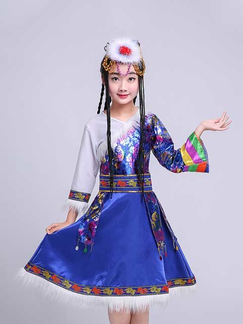 Mongolian Girl Dance Costume • Costume shop singapore for school kids