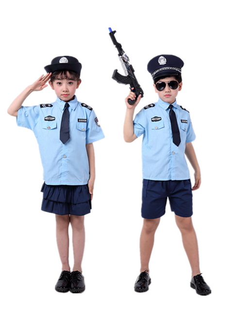 Children's uniforms, small traffic police singapore