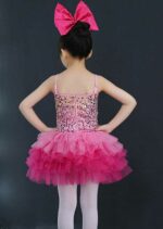 kids pink sequined modern dance