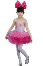 kids pink sequined modern dance