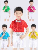 Boys Short Sequins dance costume