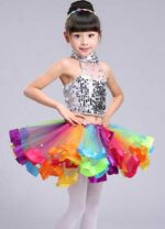 Rainbow Tutu Dance Outfit singapore