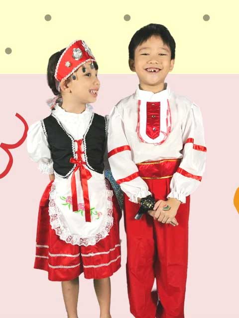 Russian Traditional Kids Dress