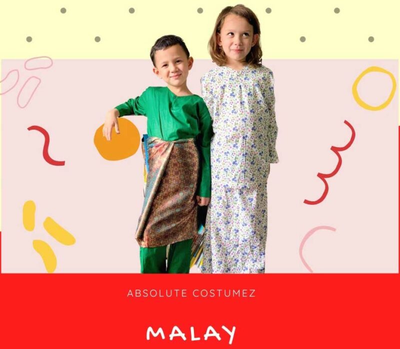Malay Traditional Kids Dress