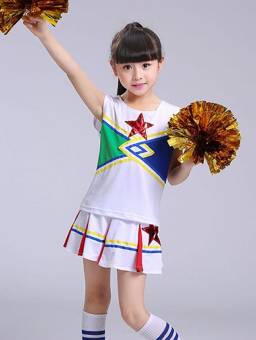Red Star Cheerleading Outfit Costume