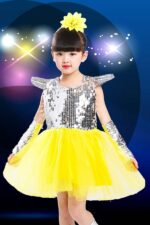 Little Girl Silver Sequins Dress singapore