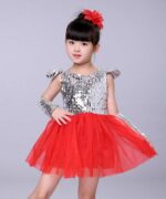 Little Girl Silver Sequins Dress singapore