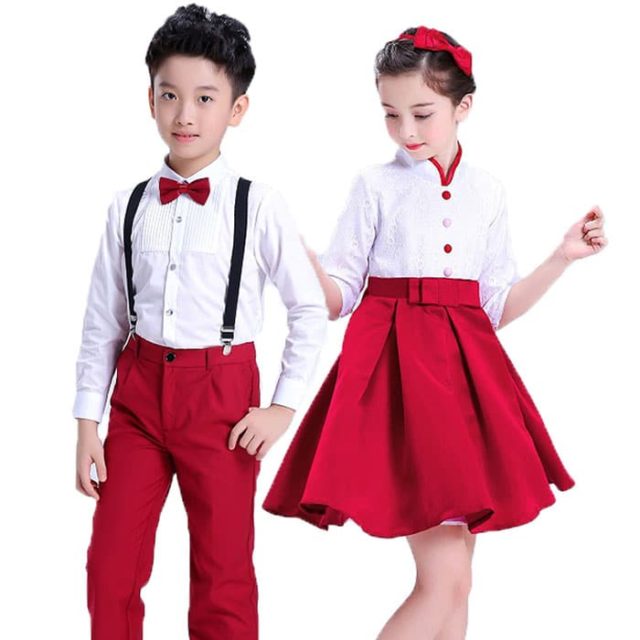 Classic Red/White Wear Outfit • Costume Shop Singapore