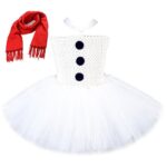 Snowgirl With Scarf dress for girl