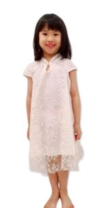 Peony Lace Dress lunar New Year Singapore