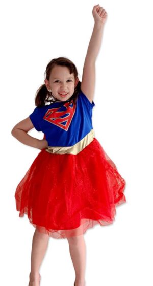 Supergirl Cosplay Costumes Kids singapore