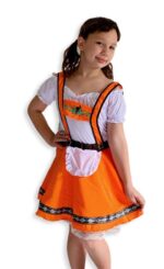 German in Orange costume