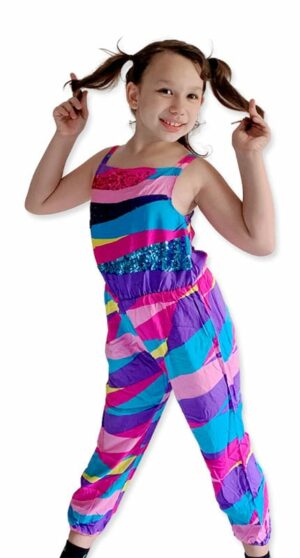 Jojo Siwa Pink Jumpsuit Girls Costume.