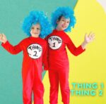 Dr. Seuss Thing 1 & Thing 2, famous book characters costumes