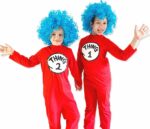 Dr. Seuss Thing 1 & Thing 2, famous book characters costumes