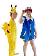 Pikachu and Ash, Pokemon children Costume