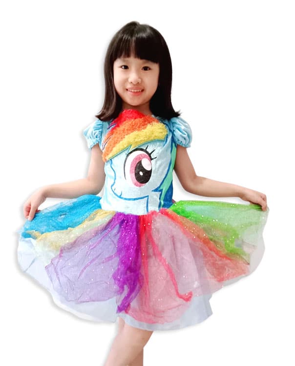 thumbnail image 2 of Rainbow Dash Tutu Prestige Costume 2 of 11