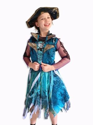 Blue pirate theme dress