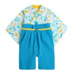 Blue Dinosaur Kimono kids
