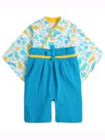 Blue Dinosaur Kimono kids