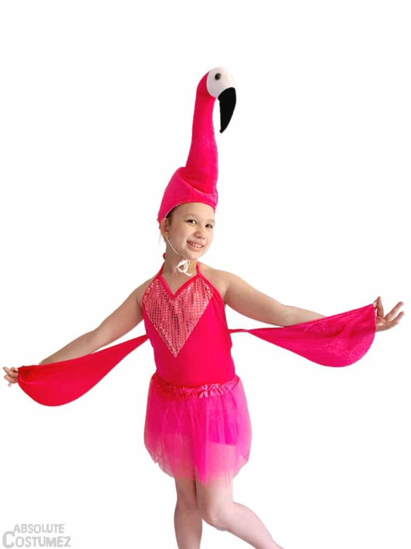 Flamingo costume for girl 5-7 year