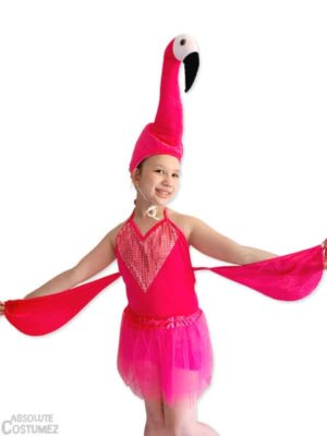 Flamingo costume for girl 5-7 year