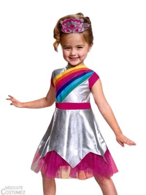 Rainbow ranger is the burst of colour costume for girl 3 to 6 years old