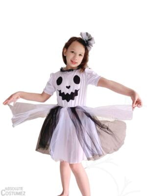 White Ghost Tutu is the spooky bride costume for girl