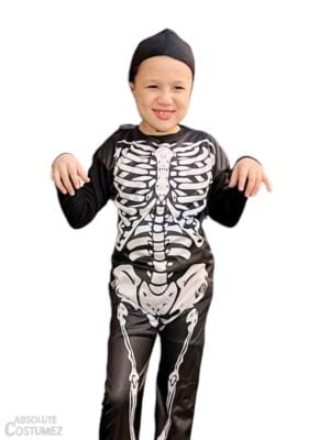 Skele bone costume is nice outfit to spook all your friend for the next fiesta
