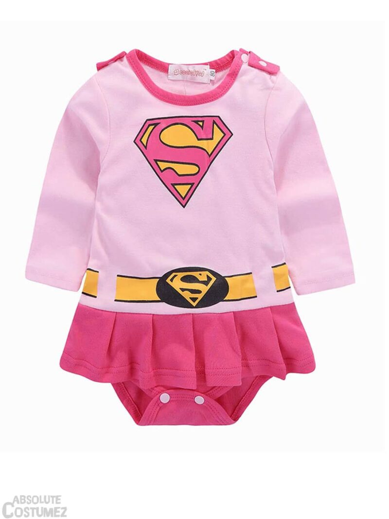 Baby super girl costume bring girl of 6 to 18 months