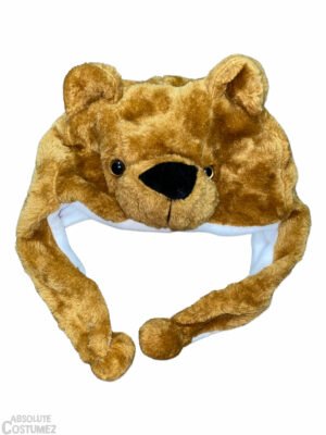 This Brown Bear Headgear transforms children into a huggable creatures.
