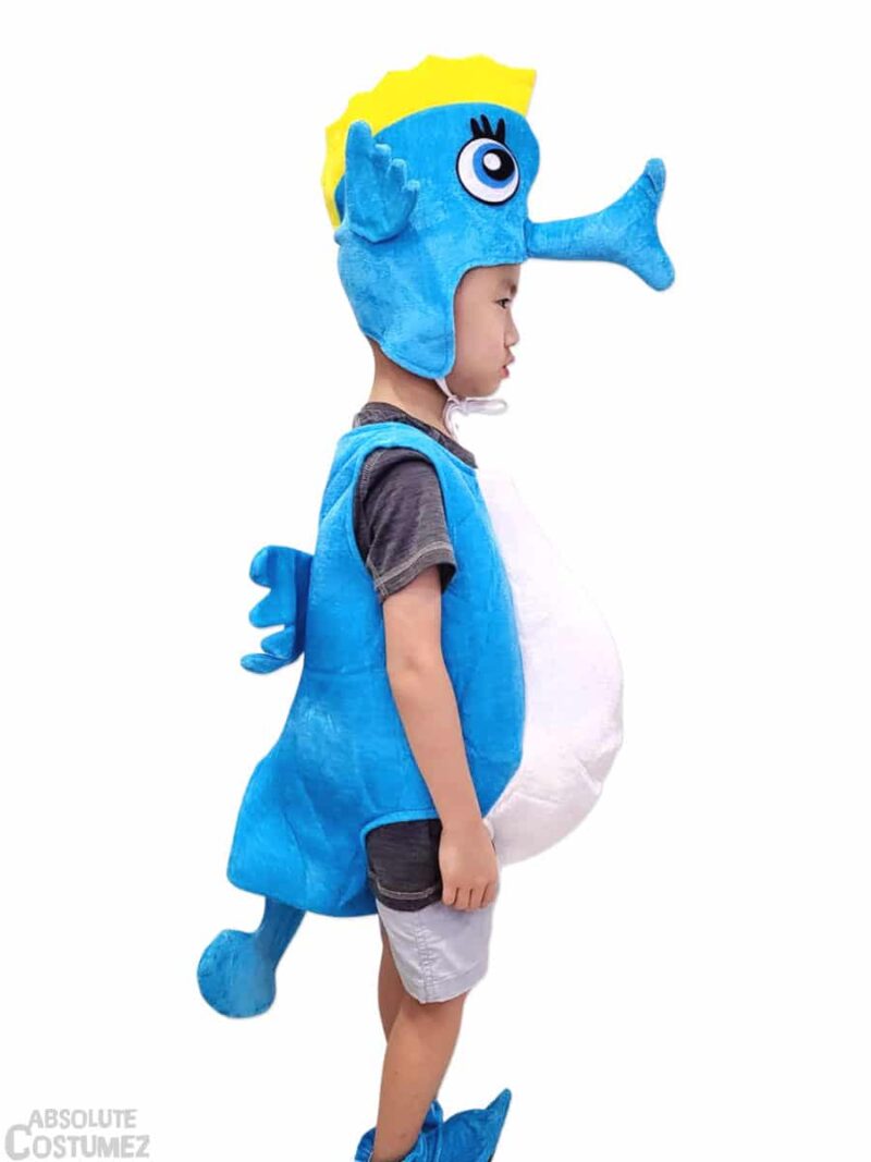 Pink or blue Seahorse Costume can transform your children into cute sea animals.