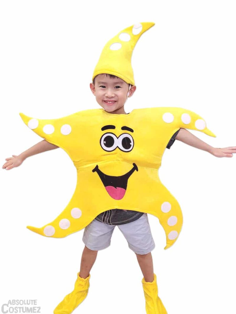 Starfish Costume can submerge your children into a cute sea star.