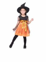 Purple Witch dress can magically convert your children into cute villain wizards