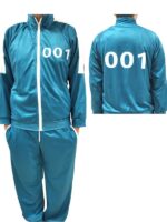 Squid Game 001 Full suit set costume top and botto