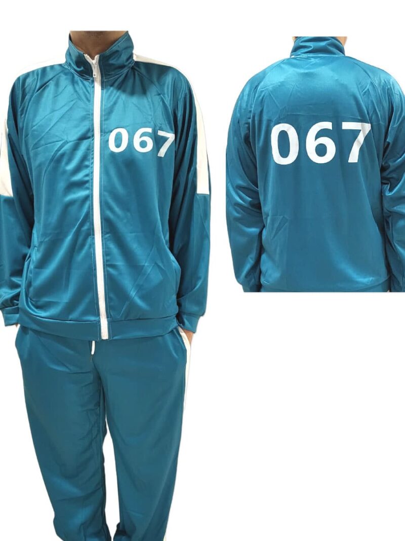 Squid Game 067 Full suit set costume top and bottom