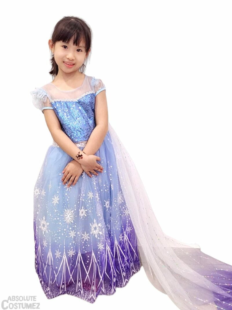 Queen Elsa from Frozen famous Disney blockbuster movie.