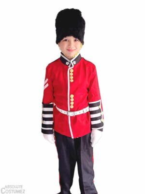 This Queens Royal Guard costume can guard your party.