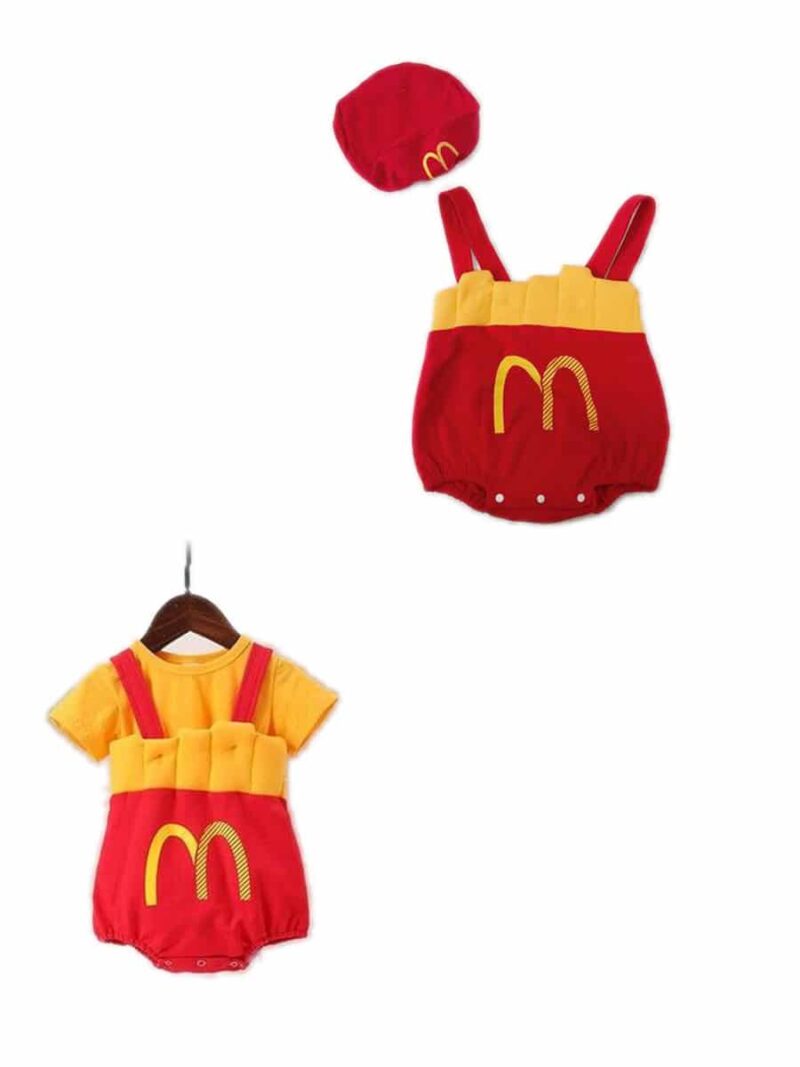 MacDonald's uniform toddler outfit from the famous fast-food giant universe
