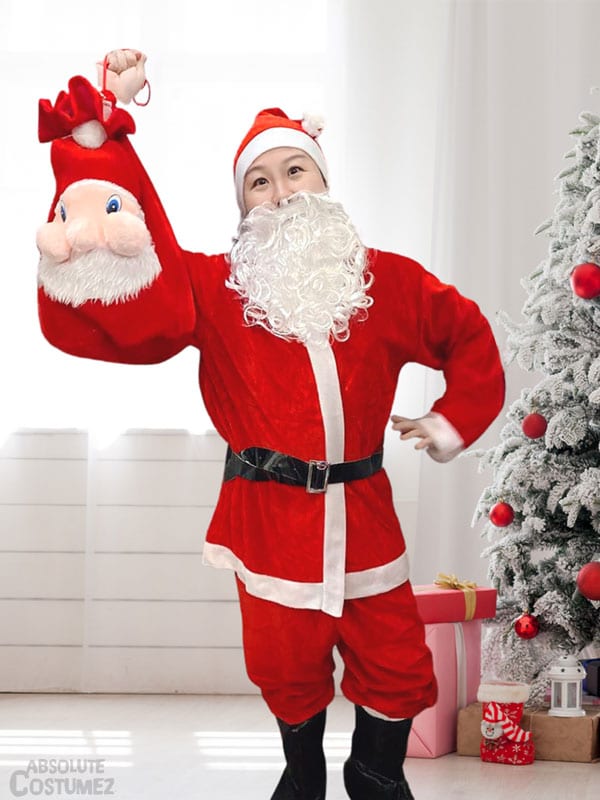 Santa Claus Adult Full Set costume. Singapore