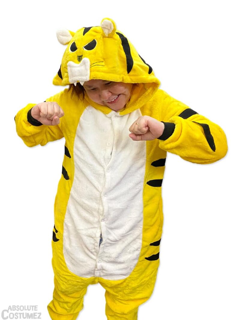 Stripey Tiger Adult Onesie plush