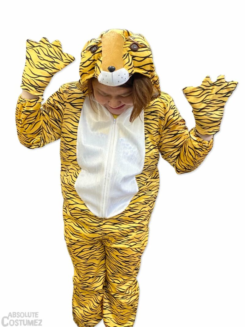 Top Tiger Adult Onesie plush Jumpsuit Costume