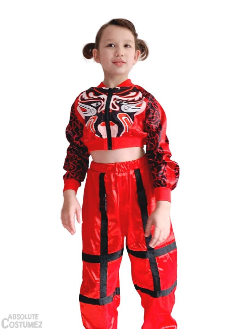 Mask Hip Hop Kids dance wear