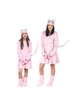 Pokemon Mew children and adult Costume