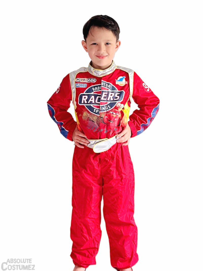 Lightning Mcqueen racecar Driver costume singapore