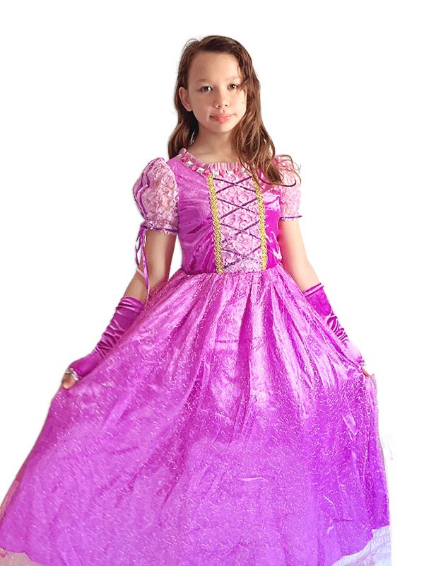 Purple Princess dress girl singapore