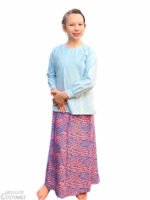 Malay Sky Blue traditional dress and wear for children Singapore