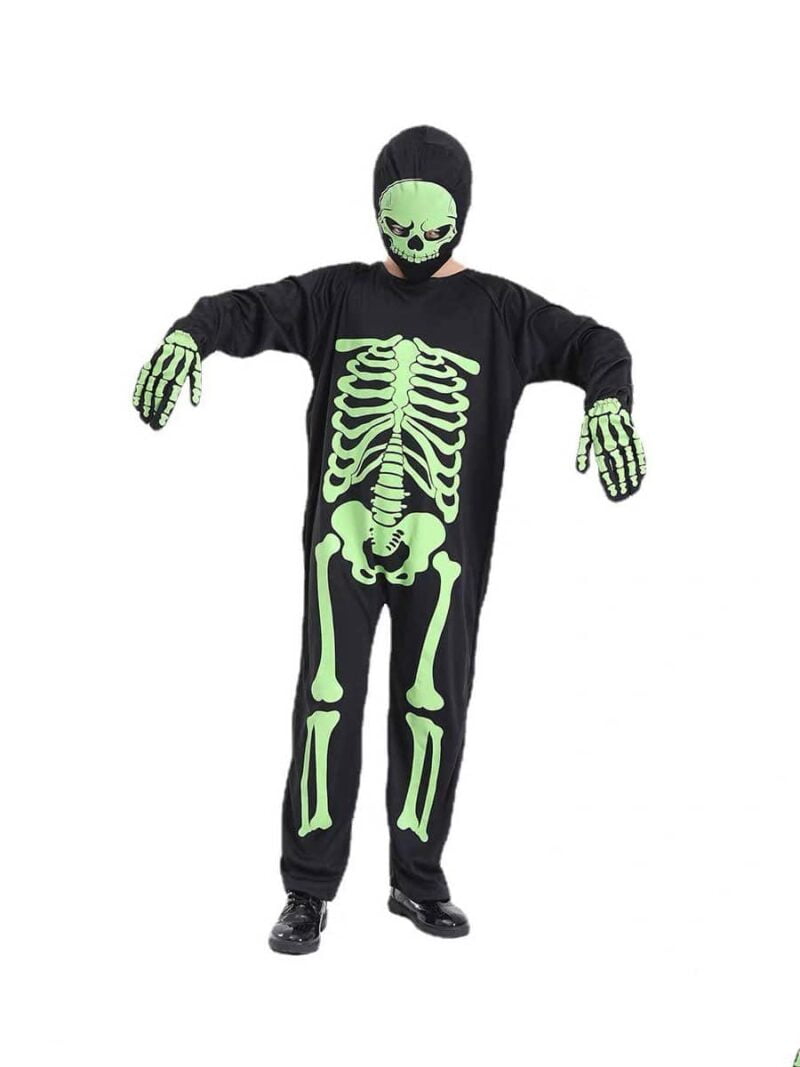 Glow in the Dark Skeleton costume for children