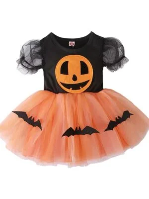 Baby Pumpkin Dress costumes for kids singapore