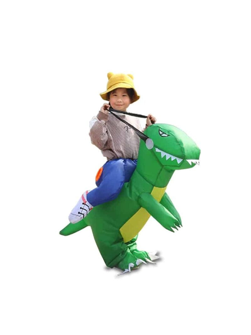 Green T Rex Inflatable costume singapore